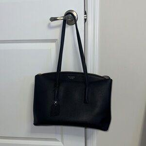 Kate Spade Black Leather Shoulder Bag Tote